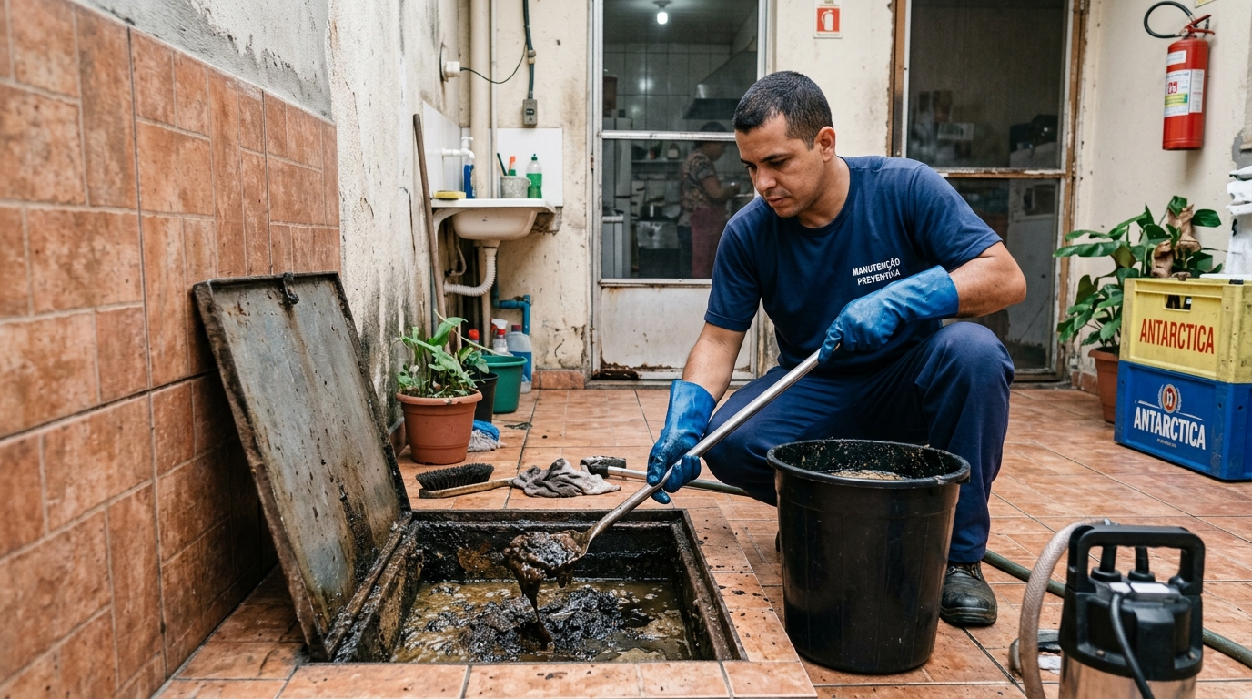 Limpeza de Caixa de Gordura perto de mim em Vila Velha‑ES